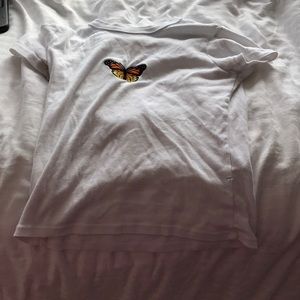 Brandy Melville Butterfly Tee
